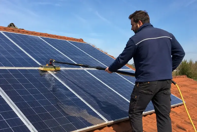Nettoyage et entretien de panneaux solaires à Saint-Christophe-des-Bois