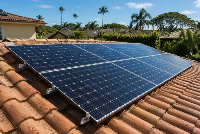 Installation de panneaux solaires à Saint-Christophe-des-Bois